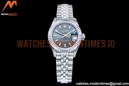 Rolex - DJ Ladies 28mm Jub Flt 904L SS/SS Green/Stk GMF A2671