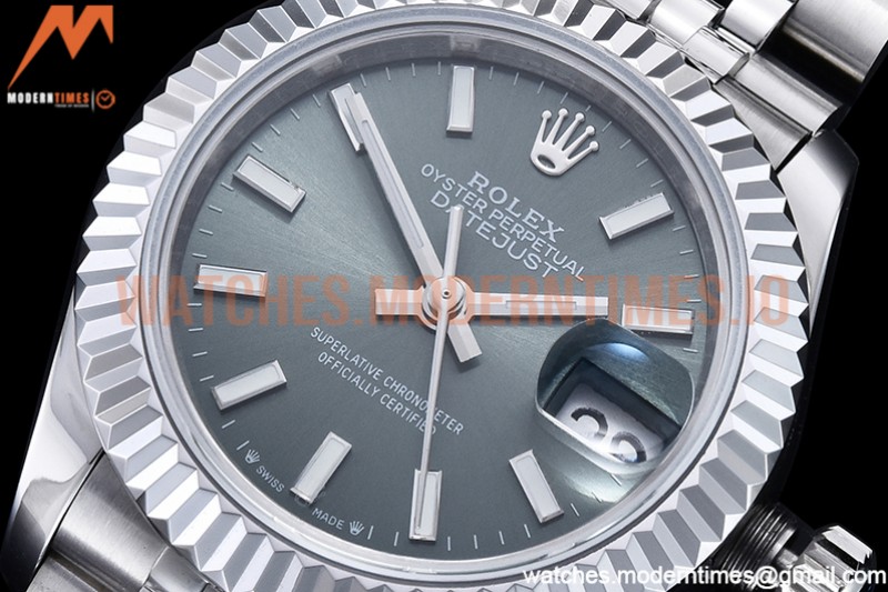 Rolex - DJ Ladies 28mm Jub Flt 904L SS/SS Green/Stk GMF A2671