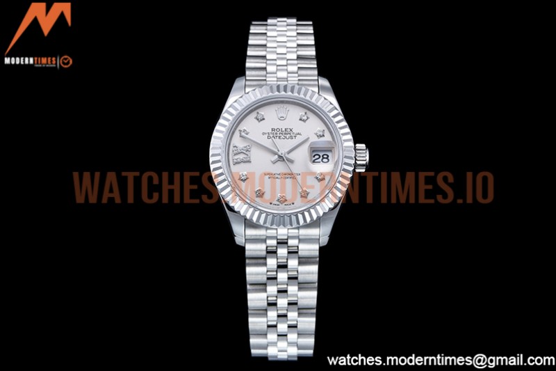 Rolex - DJ Ladies 28mm Jub Flt 904L SS/SS Silv/SDia GMF A2671