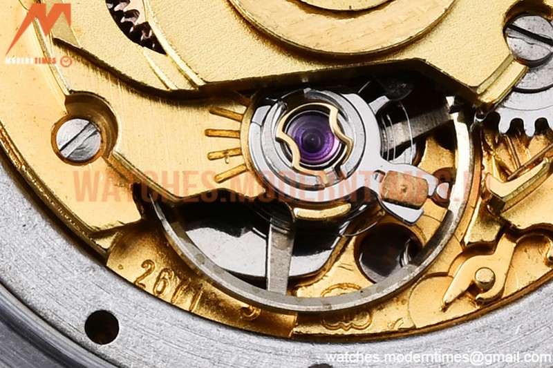 Rolex - DJ Ladies 28mm Jub Flt 904L RG/SS White/Stk GMF A2671