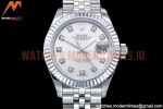 Rolex - DJ Ladies 28mm Jub Flt 904L SS/SS Silv/Dia GMF A2671