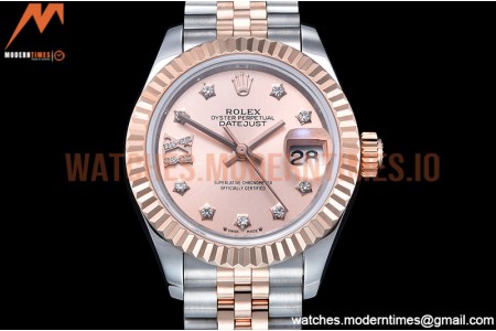 Rolex - DJ Ladies 28mm Jub Flt 904L RG/SS RG/S-Dia GMF A2671