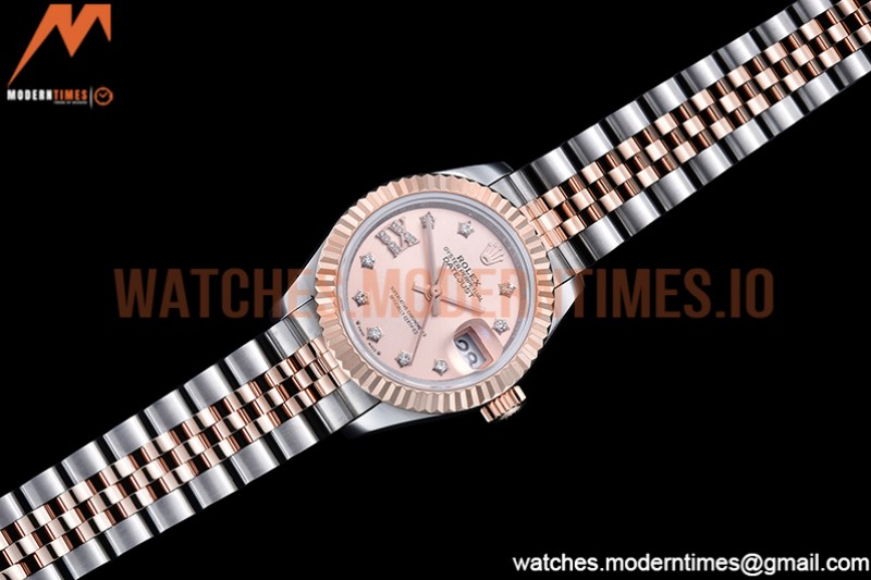 Rolex - DJ Ladies 28mm Jub Flt 904L RG/SS RG/S-Dia GMF A2671