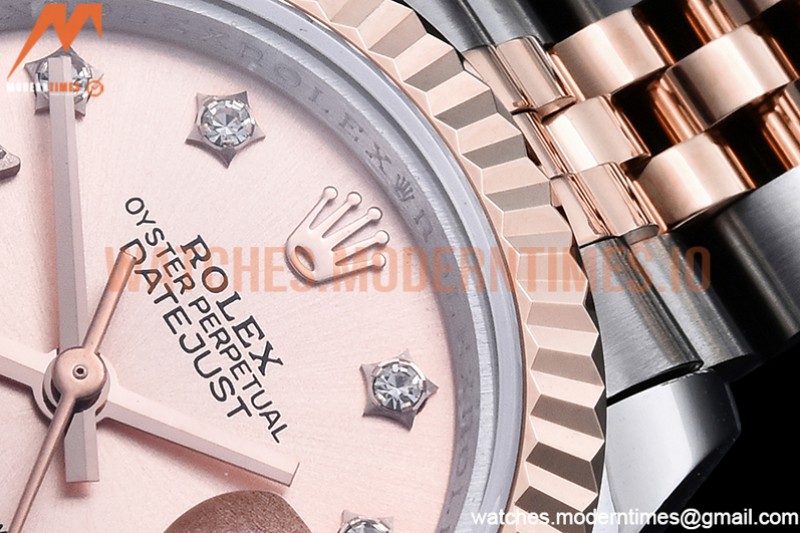 Rolex - DJ Ladies 28mm Jub Flt 904L RG/SS RG/S-Dia GMF A2671