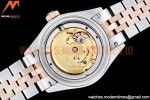 Rolex - DJ Ladies 28mm Jub Flt 904L RG/SS Silv/Stk GMF A2671