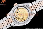 Rolex - DJ Ladies 28mm Jub Flt 904L RG/SS Silv/Stk GMF A2671