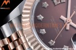 Rolex - DJ Ladies 28mm Jub Flt 904L RG/SS Brn/S-Dia GMF A2671