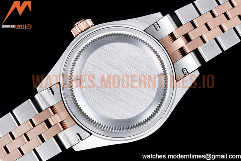 Rolex - DJ Ladies 28mm Jub Flt 904L RG/SS M-Wht/Dia GMF A2671
