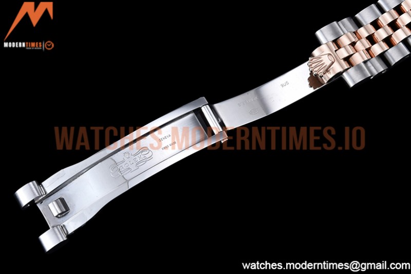 Rolex - DJ Ladies 28mm Jub Flt 904L RG/SS Brown/Dia GMF A2671