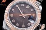 Rolex - DJ Ladies 28mm Jub Flt 904L RG/SS Brown/Dia GMF A2671