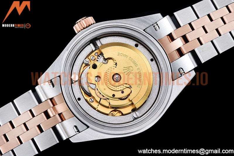 Rolex - DJ Ladies 28mm Jub Flt 904L RG/SS Green/Dia GMF A2671