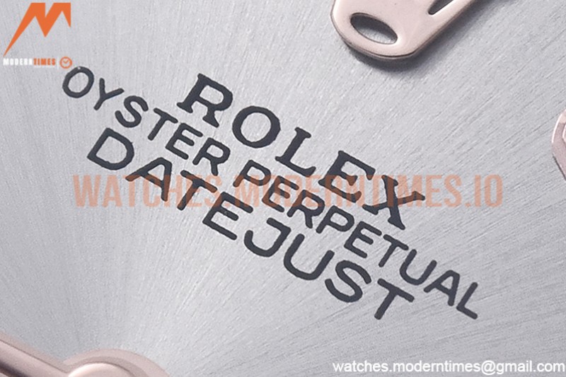 Rolex - DJ Ladies 28mm Jub Flt 904L RG/SS Silv/Dia GMF A2671