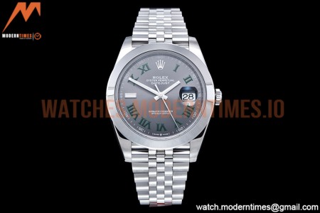 Rolex - DJ2 41mm 126300 Jub Smt 904L SS/SS Grey/Rm VSF VS3235
