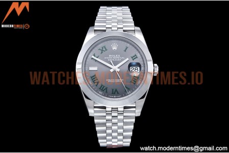 Rolex - DJ2 41mm 126300 Jub Smt 904L SS/SS Grey/Rm VSF VS3235