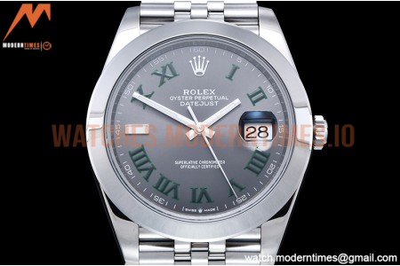 Rolex - DJ2 41mm 126300 Jub Smt 904L SS/SS Grey/Rm VSF VS3235