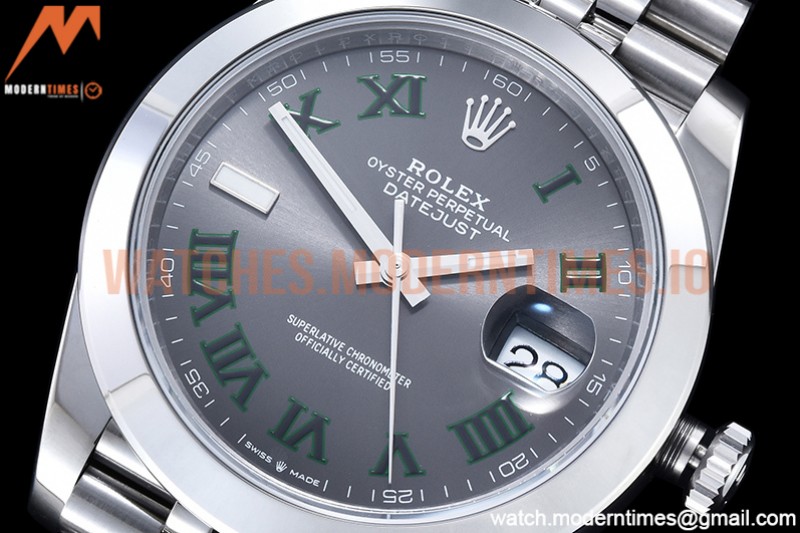 Rolex - DJ2 41mm 126300 Jub Smt 904L SS/SS Grey/Rm VSF VS3235
