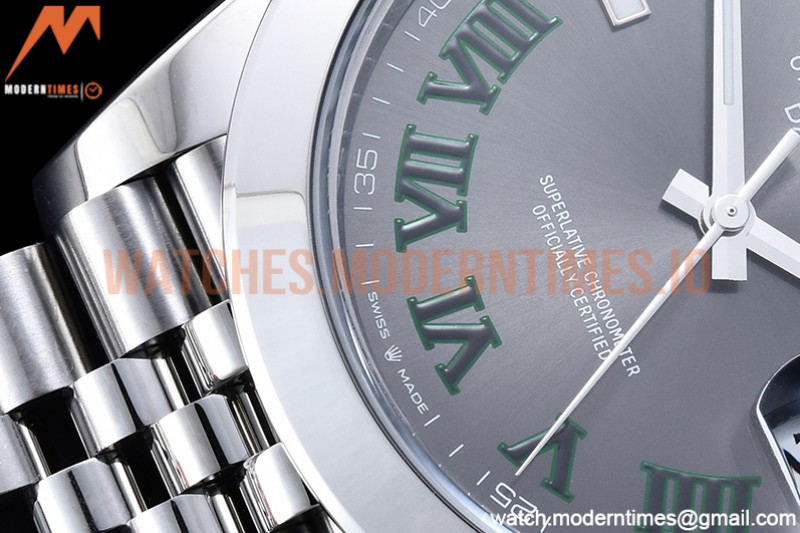 Rolex - DJ2 41mm 126300 Jub Smt 904L SS/SS Grey/Rm VSF VS3235