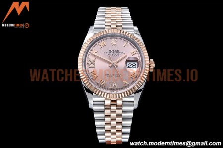 Rolex - DJ 36mm Jub Flt 904L RG/SS RG/Rm VSF VS3235