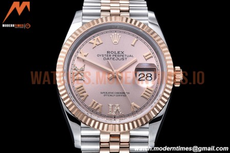 Rolex - DJ 36mm Jub Flt 904L RG/SS RG/Rm VSF VS3235