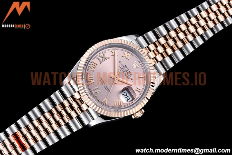 Rolex - DJ 36mm Jub Flt 904L RG/SS RG/Rm VSF VS3235