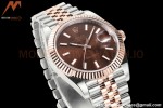 Rolex - DJ2 41mm 126331 Jub Flt 316L RG/SS Chocolate/Stk A+F VR3235