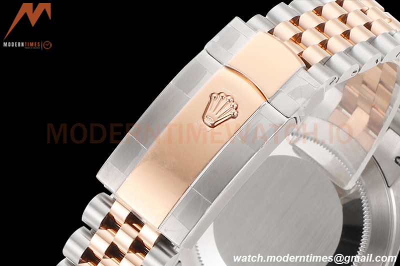 Rolex - DJ2 41mm 126331 Jub Flt 316L RG/SS Chocolate/Stk A+F VR3235
