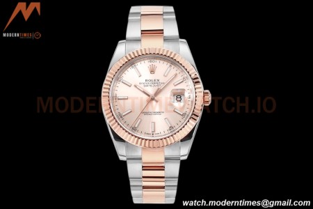Rolex - DJ2 41mm 126331 Oys Flt 316L RG/SS P-Gold/Stk A+F VR3235