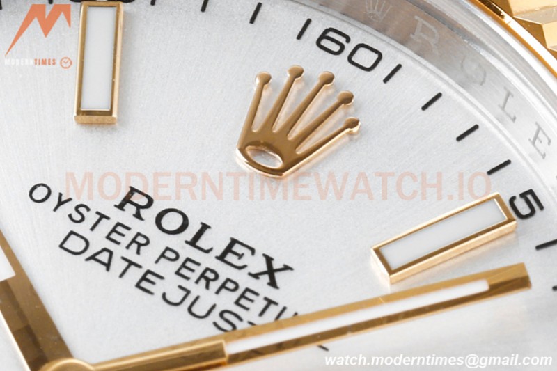 Rolex - DJ2 41mm 126333 Jub Flt 316L YG/SS Wht/Stk A+F VR3235