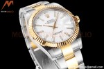 Rolex - DJ2 41mm 126333 Oys Flt 316L YG/SS Wht/Stk A+F VR3235