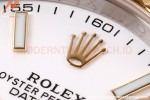 Rolex - DJ2 41mm 126333 Oys Flt 316L YG/SS Wht/Stk A+F VR3235