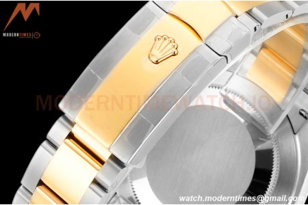 Rolex - DJ2 41mm 126333 Oys Flt 316L YG/SS Wht/Stk A+F VR3235
