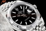 Rolex - DJ2 41mm 126334 Jub Flt 316L SS/SS Black/Stk A+F VR3235