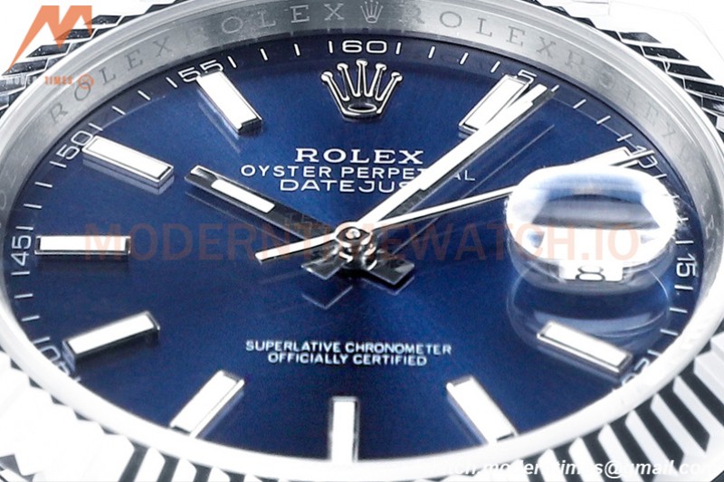 Rolex - DJ2 41mm 126334 Jub Flt 316L SS/SS Blue/Stk A+F VR3235