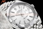 Rolex - DJ2 41mm 126334 Jub Flt 316L SS/SS Silv/Stk A+F VR3235