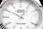 Rolex - DJ2 41mm 126334 Jub Flt 316L SS/SS White/Stk A+F VR3235