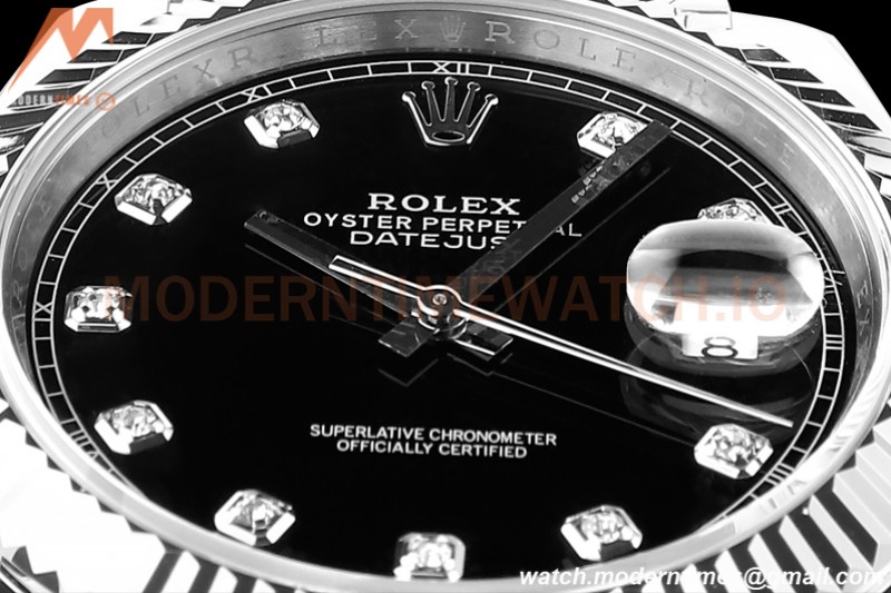 Rolex - DJ2 41mm 126334 Jub Flt 316L SS/SS Black/Dia A+F VR3235