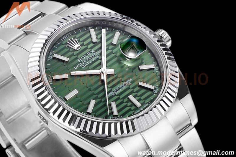 Rolex - DJ2 41mm 126334 Oys Flt 316L YG/SS Green/Dia A+F VR3235