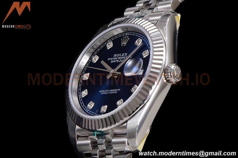 Rolex - DJ2 41mm 126334 Jub Flt 904L SS/SS Blue/Dia ARF VR3235