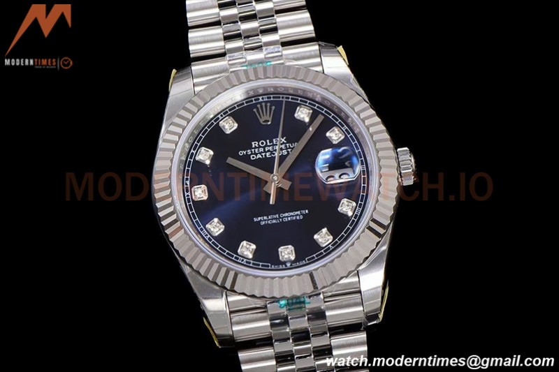 Rolex - DJ2 41mm 126334 Jub Flt 904L SS/SS Blue/Dia ARF VR3235