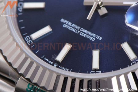Rolex - DJ2 41mm 126334 Jub Flt 904L SS/SS Blue/Stk ARF VR3235