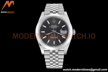 Rolex - Datejust 126300 41mm Jub Smt 904L SS/SS Grey/Stk VSF VS3235
