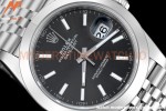 Rolex - Datejust 126300 41mm Jub Smt 904L SS/SS Grey/Stk VSF VS3235