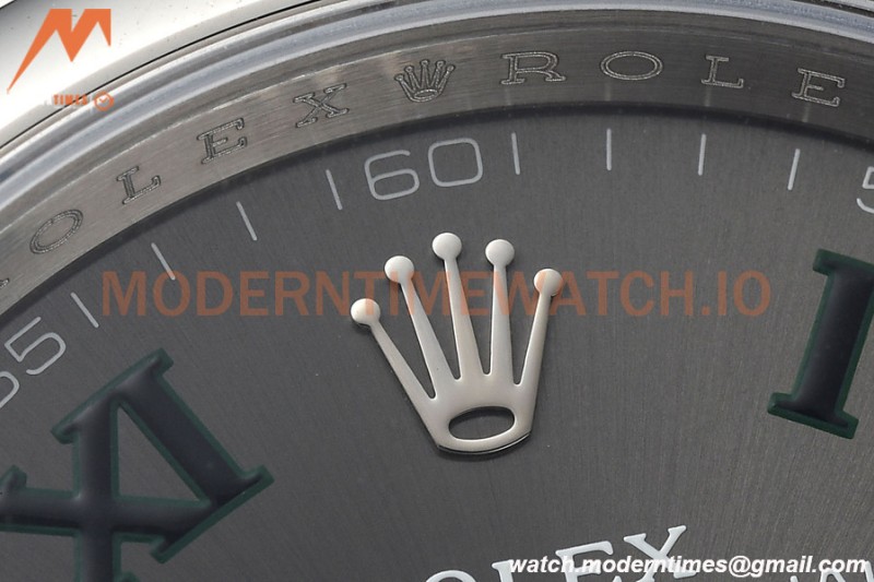 Rolex - Datejust 36mm 126200 Wimbledon Oys Smt 904L SS/SS Grey/Rmn VSF VS3235