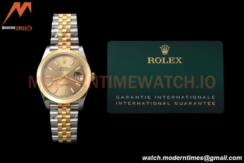 Rolex - Datejust 126303 41mm Jub Smt 904L YG/SS Gold/Stk VSF VS3235