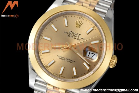 Rolex - Datejust 126303 41mm Jub Smt 904L YG/SS Gold/Stk VSF VS3235
