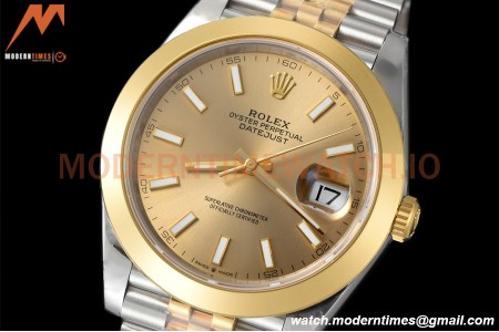 Rolex - Datejust 126303 41mm Jub Smt 904L YG/SS Gold/Stk VSF VS3235