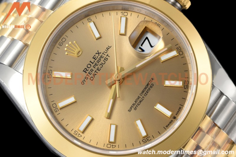 Rolex - Datejust 126303 41mm Jub Smt 904L YG/SS Gold/Stk VSF VS3235