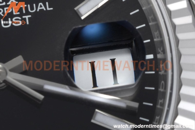 Rolex - Datejust 126234 36mm Jub Flt 904L SS/SS Black/Stk VSF VS3235