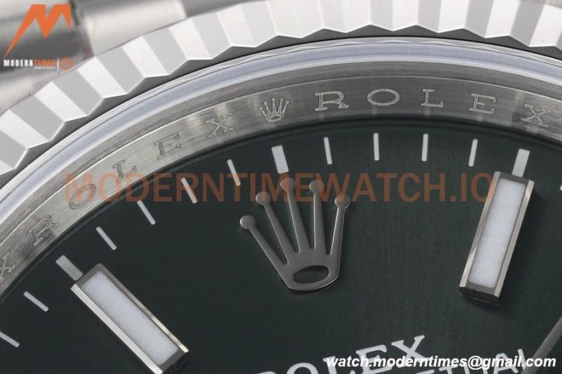 Rolex - Datejust 126234 36mm Jub Flt 904L SS/SS Grn/Stk VSF VS3235