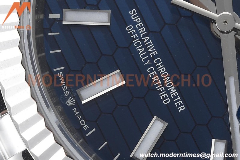 Rolex - Datejust 126234 36mm Jub Flt 904L SS/SS F-Blu/Stk VSF VS3235
